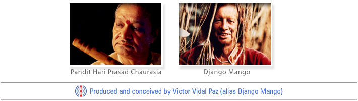 Pandit Hari Prasad Chaurasia and Django Mango